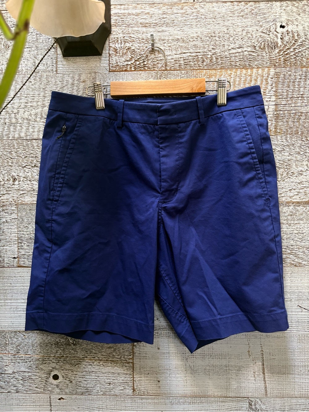 Kit & Ace | Men's "Navigator" Technical Chino Shorts - 32, Navy Blue